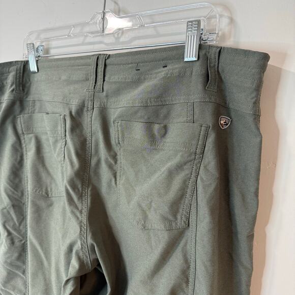 Kuhl Women's Trekr Kapri Pants Hike Trail Outdoor Crop Cargo Grey 16 Capri - Picture 4 of 8
